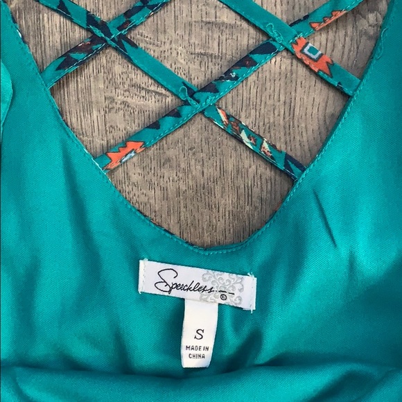 Speechless Aztec Pattern Sun Dress - Picture 3 of 3